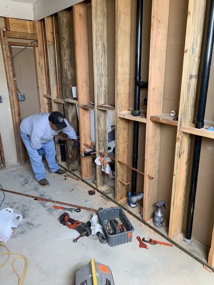 Commercial rough-in plumbing for Gas Line Repair in Windfall Heights